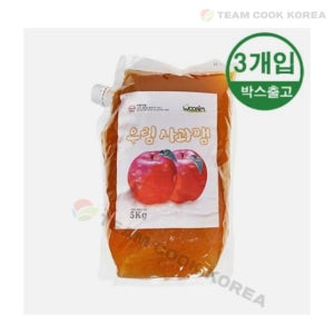 우림 사과잼 파우치 5kg x 3개입 [BOX]