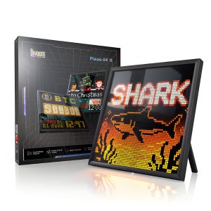 디붐 디지털액자 Divoom Pixoo-64 픽수64 픽셀아트 LED 전광판 데스크테리어