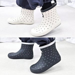 노스페이스 26SS 우먼스 세미 레인부츠 도트 땡땡이 여름철 장마 슈즈(2COLOR)