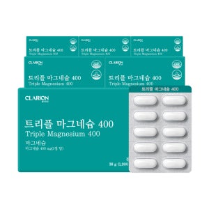 클라리온 트리플 마그네슘 400 30정, 6개