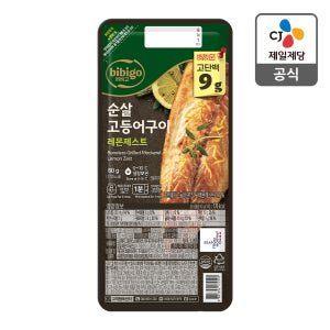 비비고 순살 고등어구이 레몬제스트 노르웨이산 60g, 4개