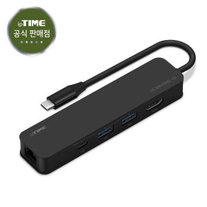 EFM 아이피타임 UC306HDMI2-1G 6포트 USB 3.2 C타입 무전원 멀티 허브 컨버터