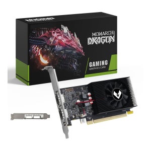 MOUGOL AMD 라데온 R7 350 4GB 로우 프로파일 그래픽 카드 블랙