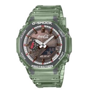 카시오 CASIO 일본 지샥 GSHOCK 코카콜라 GA2100CC3AJR 투명우레탄손목시계