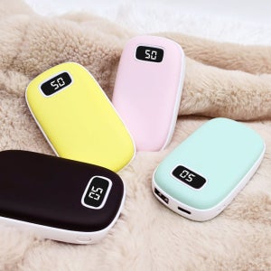 이탑 손난로 보조배터리 5000mAh 베터리 C타입 충전식 휴대용 양면 발열 휴대용 핫팩