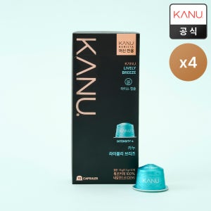 카누 바리스타 전용캡슐 라이블리 브리즈, 10개입, 4개