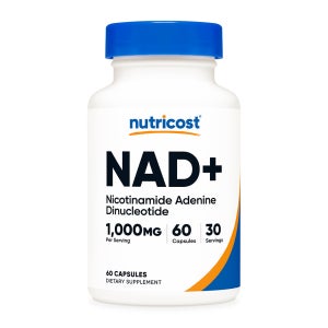 뉴트리코스트 NAD+ 1000mg 캡슐 60정 1병 30회분