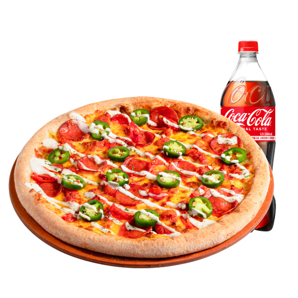핫바베큐 랜치피자
