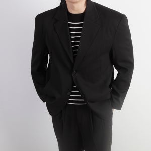 데릭 캐주얼 썸머 셋업 수트 자켓 (3 color / 블랙) 남자 여름 정장