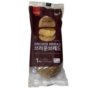 삼립 브라운브레드 60g 24개입 1박스 업소용 대용량