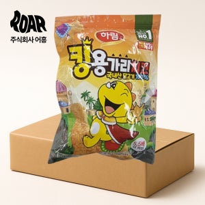 하림 킹용가리 치킨너겟 1box (770g x 10봉) 110g x 7입 반찬 간식