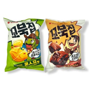 오리온 꼬북칩 2종세트 (콘스프맛+초코츄러스맛)