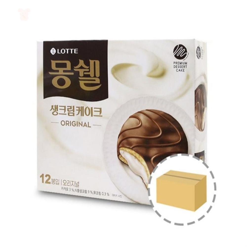 루리노트 몽쉘 오리지널 생크림파이 초코빵 사무실간식