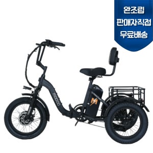 완조립도착 부릉이 트라이크 카고 48V 25Ah 삼륜자전거 세발자전거 차동기어 시마노7단