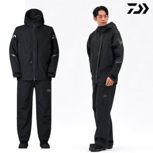 다이와 DR-3126 레인맥스 콤비업 레인슈트 낚시복 세트 낚시 비옷 블랙 M