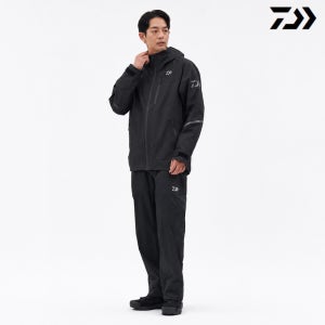 다이와 26 DR-3326 레인맥스 레인슈트 낚시복 라이트 낚시 우비 비옷 블랙 M