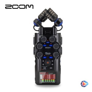 Zoom H6 Studio 핸디 레코더 6트랙 오디오 인터페이스 스튜디오 녹음기 ASMR