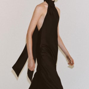 ZARA 자라 새틴 홀터넥 원피스 2071987 2071/987