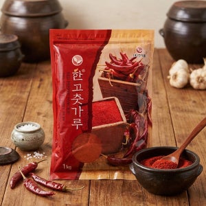 [슈퍼적립] 국내가공 은하촌 청결 고운 고춧가루 (중국산고추) 고운입자, 1kg, 1개