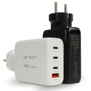 이탑 100W GAN 초고속 충전기 PD PPS 멀티 퀵차지 C타입 3포트 USB 스마트폰