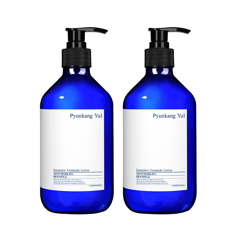 편강율 2개 대용량 저자극 고보습 세라마이드 바디로션 500ml
