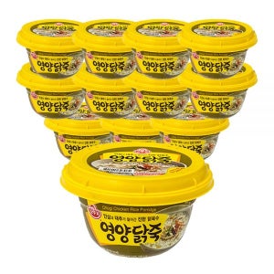 오뚜기 영양닭죽 용기죽 간편죽 여행 캠핑 혼밥 285g 12개