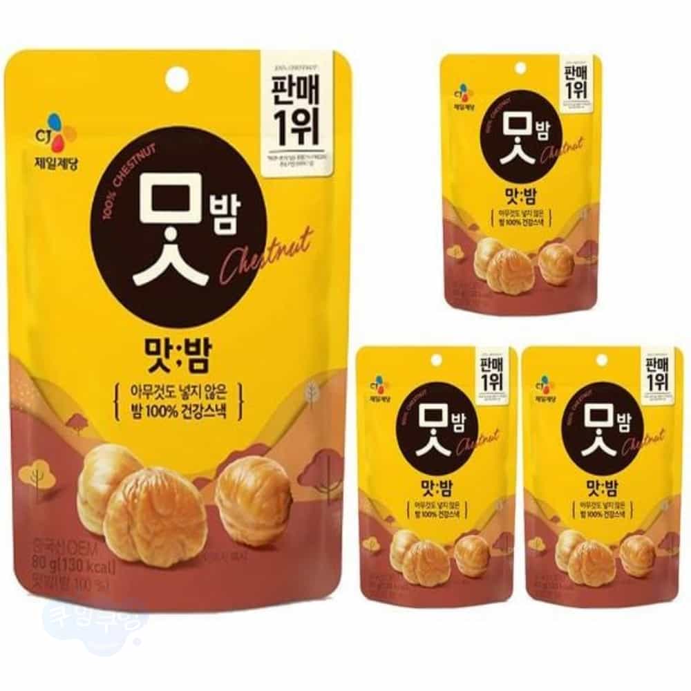 맛밤 휴대용간식 낚시간식 밤과자