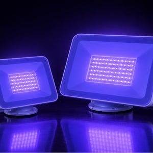 LED UV 투광기 블랙라이트 405nm 50W 100W 클럽 파티 공연 무대조명 방수조명