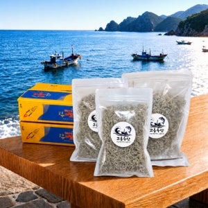 국내산 고흥 무염 저염 지리 멸치 150g, 300g, 500g