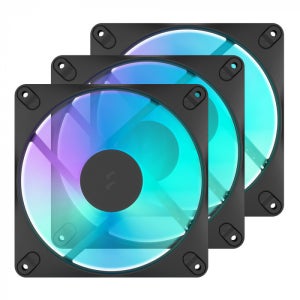 Fractal Design Dynamic3 14 RGB (3팩, 블랙)