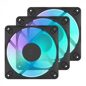 Fractal Design Dynamic3 12 RGB (3팩, 블랙)