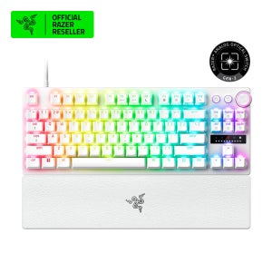 레이저코리아 Huntsman V3 Pro TKL 게이밍 키보드 화이트 US