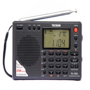 단파 휴대용 라디오 Tecsun PL-380 복고풍 레트로 fm 수신 레디오