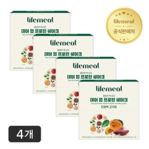 황성주 박사의 데이 업 프로틴 쉐이크 식물성 단백질 파우치 단호박 앤 고구마, 45g, 28개
