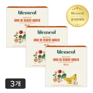 황성주 박사의 데이 업 프로틴 쉐이크 식물성 단백질 파우치 바나나맛, 45g, 21개