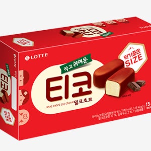 롯데 아이스크림 티코 밀크 다크 510ml 6개