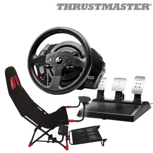 트러스트마스터 T300RS GT 레이싱휠 + 접이식 레이싱시트/거치대 짭챌,짭시트