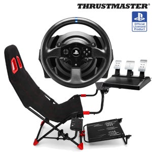 트러스트마스터 T300RS GT 레이싱휠 + 접이식 레이싱시트/거치대 짭챌,짭시트