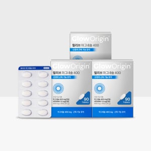 글로오리진 릴리브 마그네슘 400mg 영양제 90정, 3개