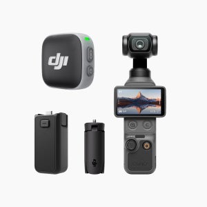 DJI Osmo Pocket 4 브이로그 플러스 콤보 (스탠다드 콤보 + Pocket 4 배터리 핸들 + 미니 삼각대 + Mic Mini 2 송신기)