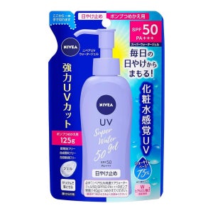 니베아 선 프로텍트 워터 젤 SPF50 PA+++ 리필형 125g X 3개 선젤