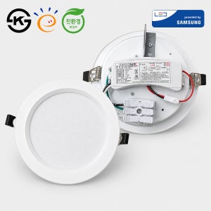 15cm(6인치) 다운라이트 15W 주광색 고효율 친환경 매입등 매립등 LED 국산