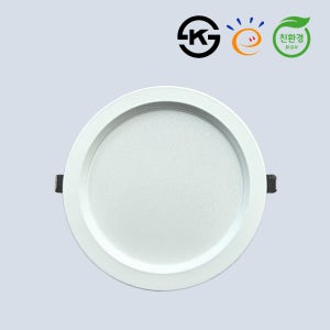 15cm(6인치) 다운라이트 고효율 친환경 15W 주광색 매입형 사무실 복도 계단 LED