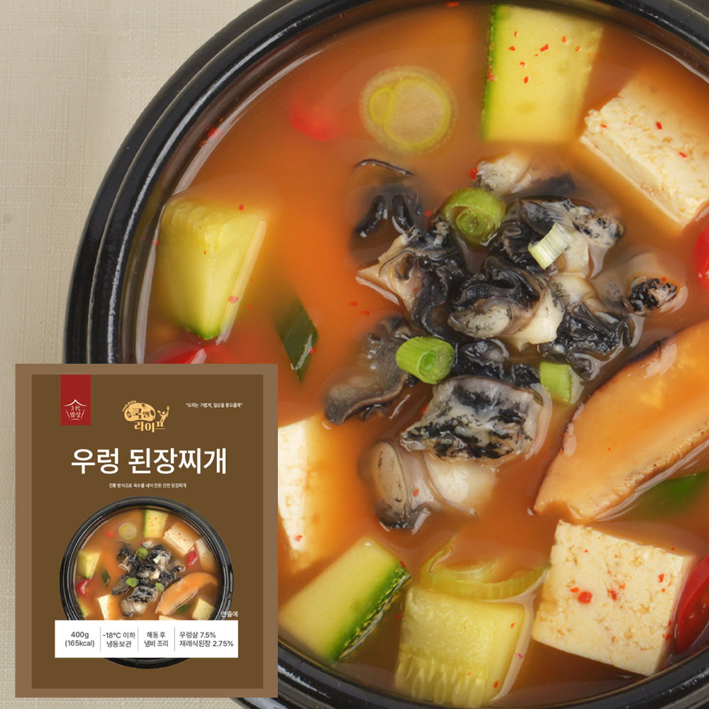 쿡앤라이프 구수한 우렁 된장찌개 재래식된장