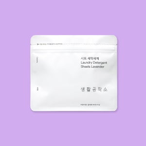 [한정특가] 시트 세탁세제 라벤더향 40매