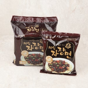 두레생협 우리쌀로만든 채식자장면(4봉) 국내산 원재료 짜장라면