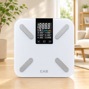 CAS 카스 스마트 체중계 BFA-S21 체지방계 체성분 분석 BMI 측정 블루투스 연동