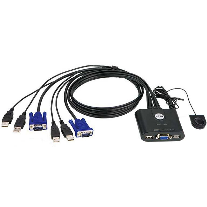 cs62us KVM스위치 미니공유기 휴대용 랜카드 모델 CS692 2입 1출 HDM