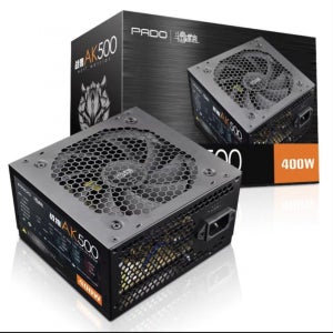 컴퓨터파워 600W PC 전원 공급 장치 데스크탑 게임용 저소음 블랙 AK600 500W