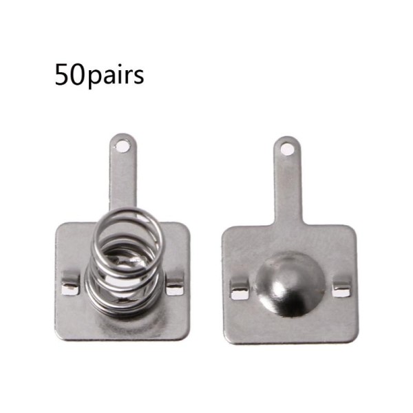 100pcs 건전지 파편 AA 또는 봄 5 No. 긍정적이고 부정적인 접촉 조각 쌍 하락 배 대표 이미지